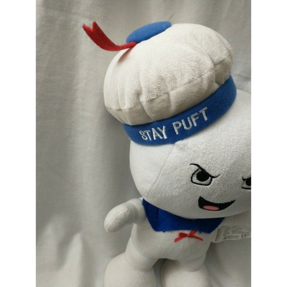 Classic Ghostbusters 9" Stay Puft Happy Marshmallow Man Talking Plush Toy - Picture 3 of 4